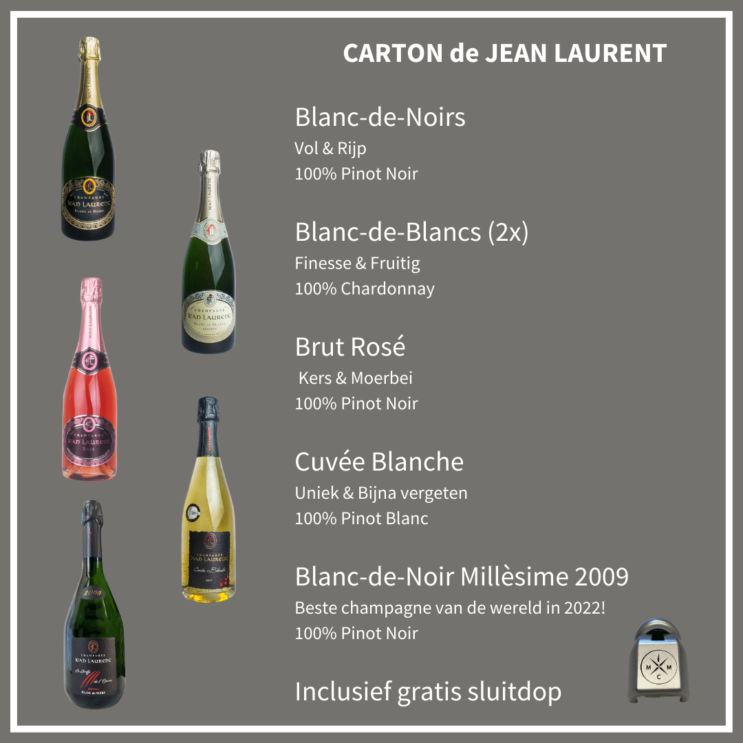 Carton Divers Jean Laurent 6 bouteilles